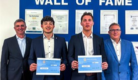 v.l.n.r.: Dr. Matthias Brendler, Lukas Zärtner, Jacob Weiß, Prof. Dr. Peter Britz